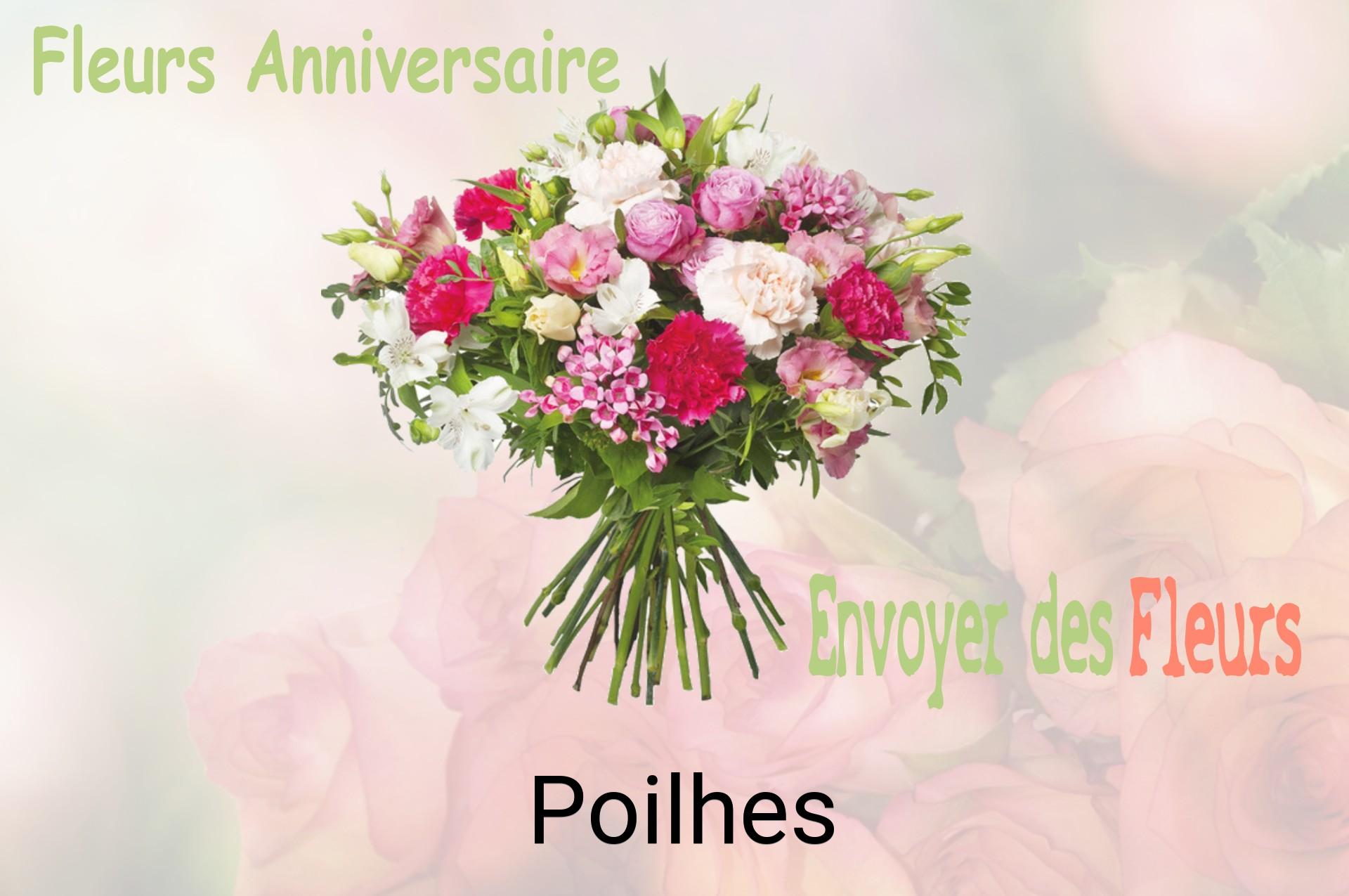 Bouquet de fleurs d’anniversaire livré à Poilhes